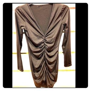 Black long sleeve dress